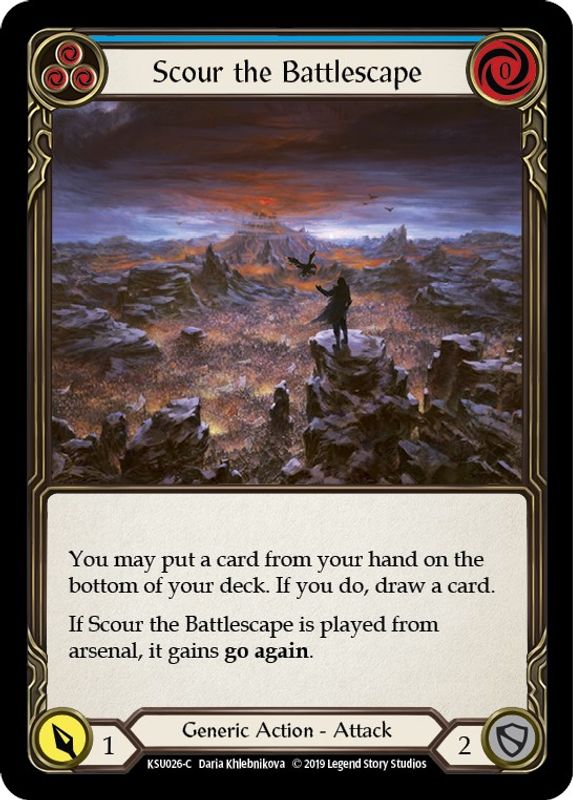Scour the Battlescape (Blue) - KSU026 - Common