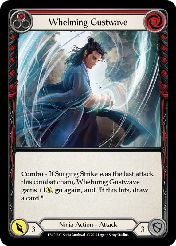 Whelming Gustwave (Red) - KSU016 - Common