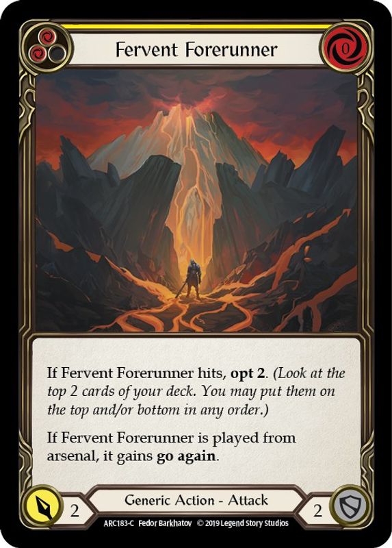 Fervent Forerunner (Yellow) - ARC183 - Common