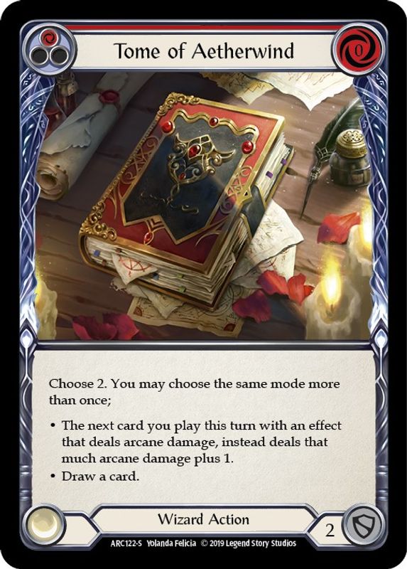 Tome of Aetherwind - ARC122 - Super Rare