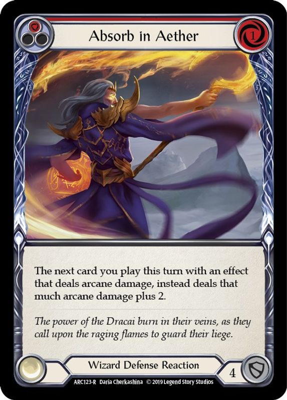 Absorb in Aether (Red) - ARC123 - Rare