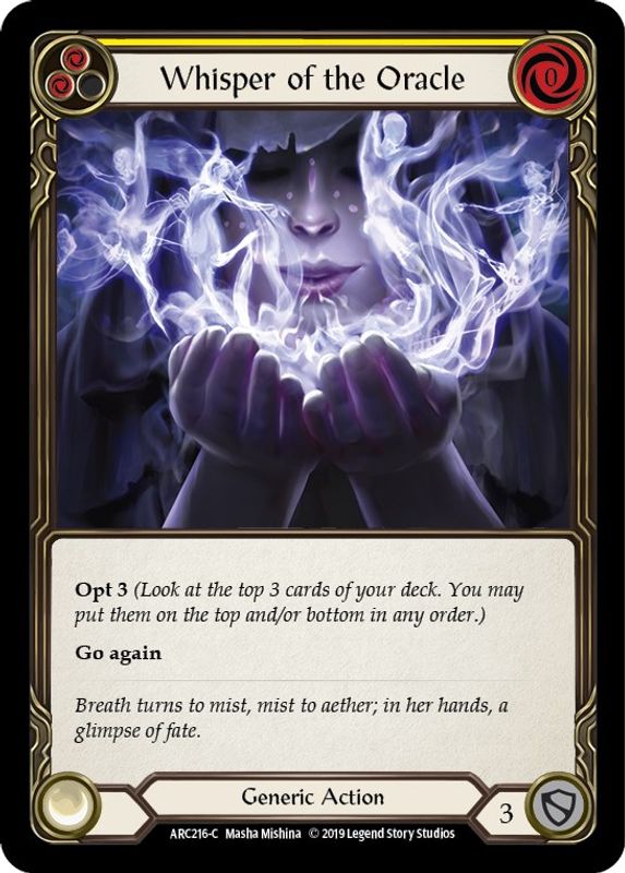 Whisper of the Oracle (Yellow) - ARC216 - Common