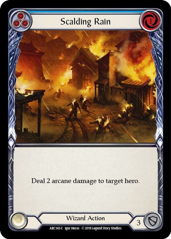 Scalding Rain (Blue) - ARC143 - Common