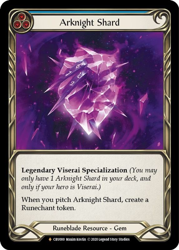 Arknight Shard - CRU000 - Fabled