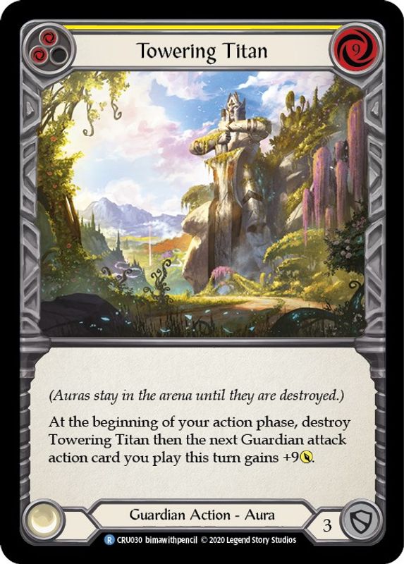 Towering Titan (Yellow) - CRU030 - Rare