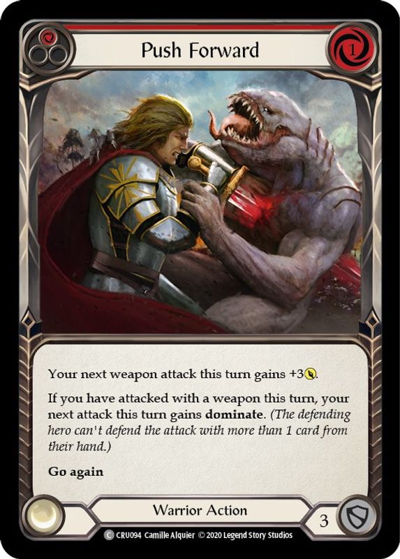 Push Forward (Red) - CRU094 - Common