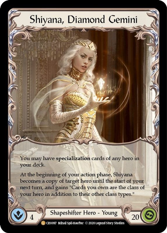 Shiyana, Diamond Gemini - CRU097 - Legendary