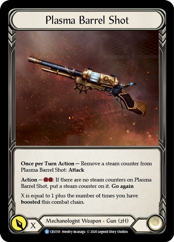 Plasma Barrel Shot - CRU101 - Rare