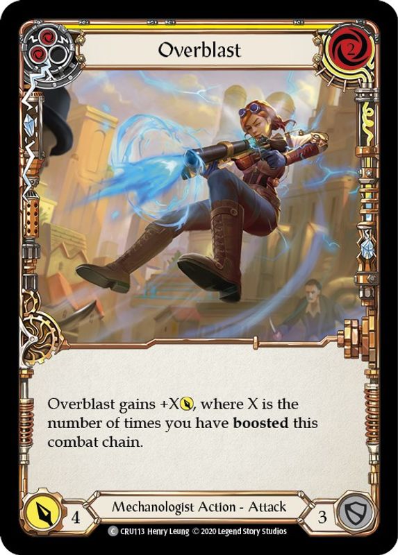 Overblast (Yellow) - CRU113 - Common