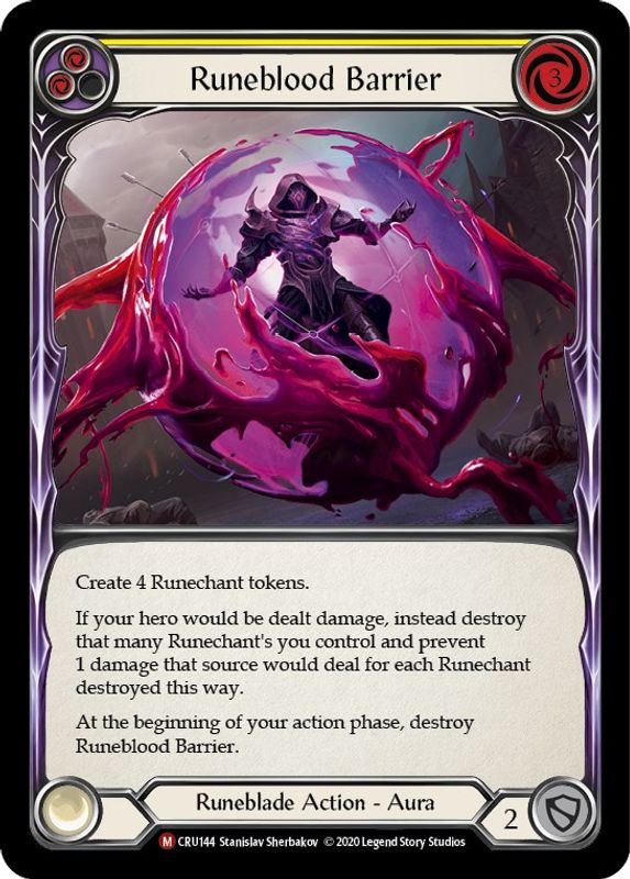 Runeblood Barrier - CRU144 - Majestic