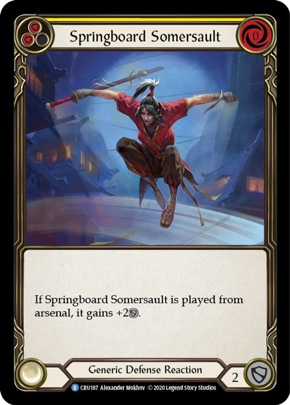 Springboard Somersault - CRU187 - Rare