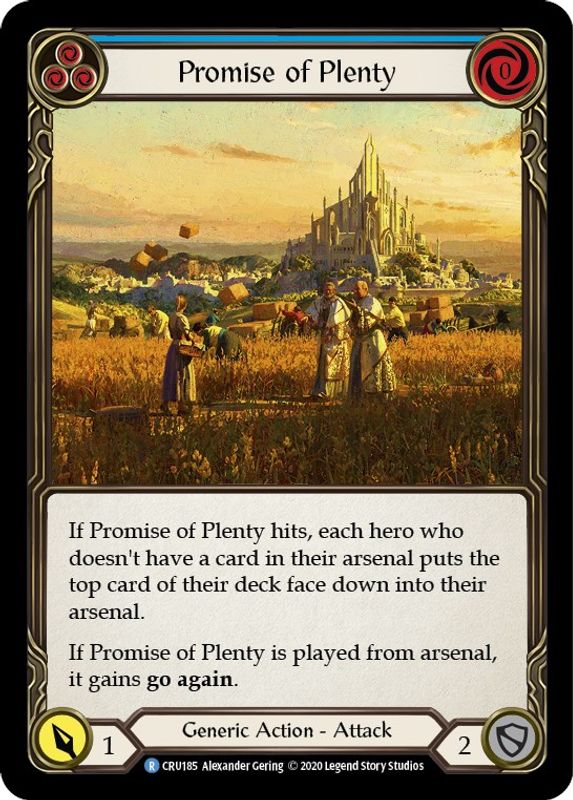 Promise of Plenty (Blue) - CRU185 - Rare