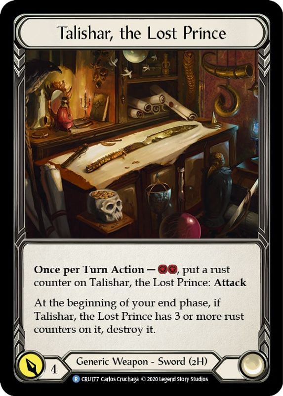 Talishar, the Lost Prince - CRU177 - Rare
