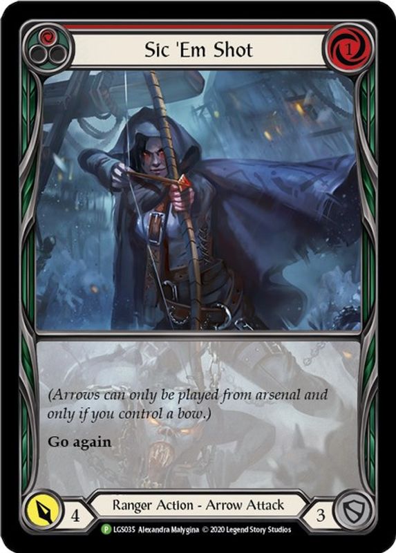 Sic 'Em Shot (Red) - LGS035 - LGS035 - Promo