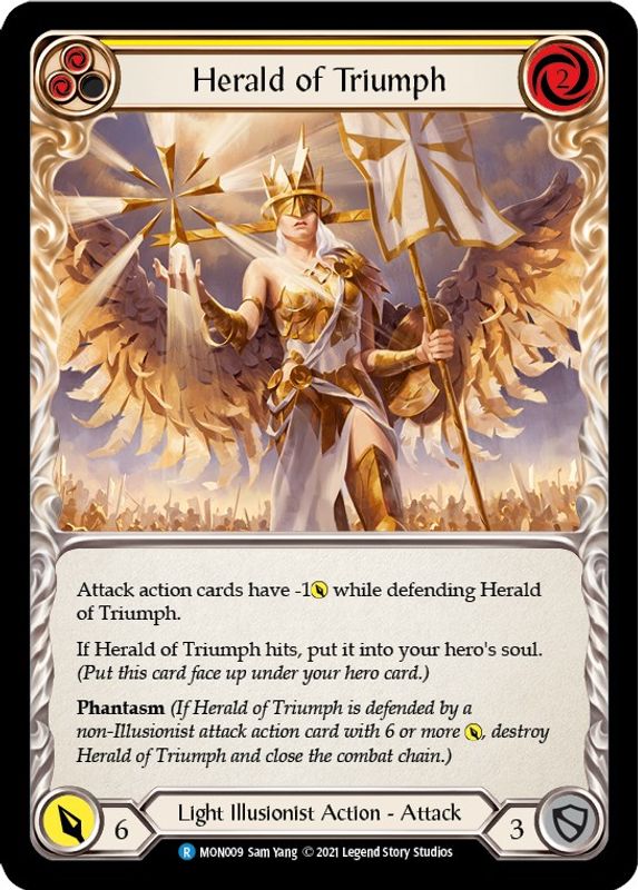 Herald of Triumph (Yellow) - MON009 - Rare