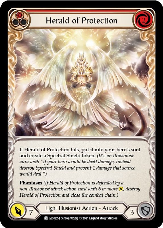 Herald of Protection (Red) - MON014 - Common
