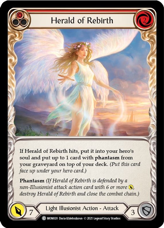 Herald of Rebirth (Red) - MON020 - Common