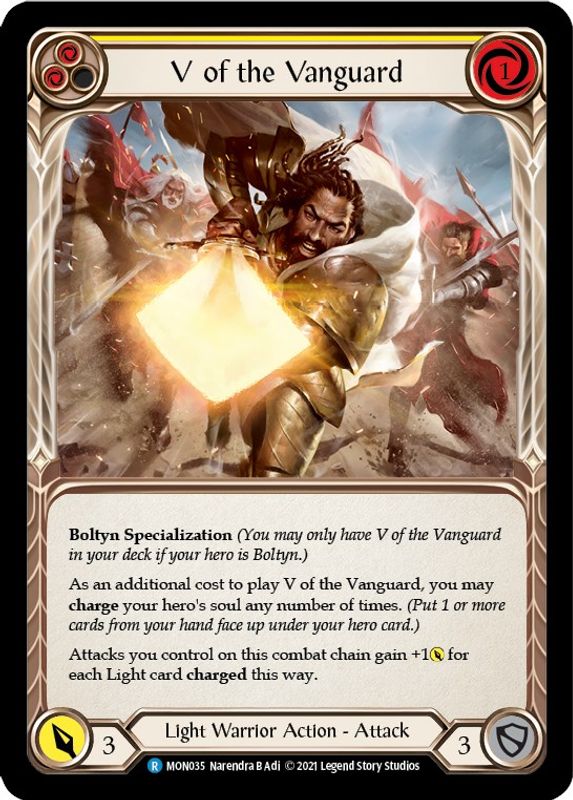 V of the Vanguard - MON035 - Rare