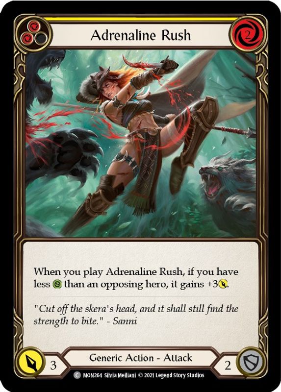 Adrenaline Rush (Yellow) - MON264 - Common