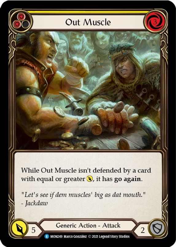 Out Muscle (Yellow) - MON249 - Rare