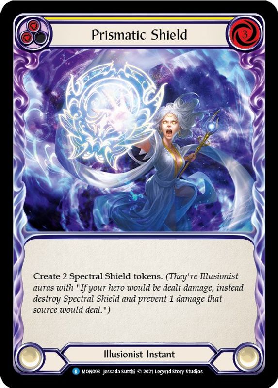 Prismatic Shield (Yellow) - MON093 - Rare