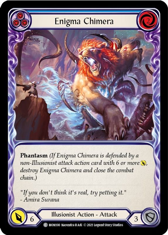 Enigma Chimera (Blue) - MON100 - Common