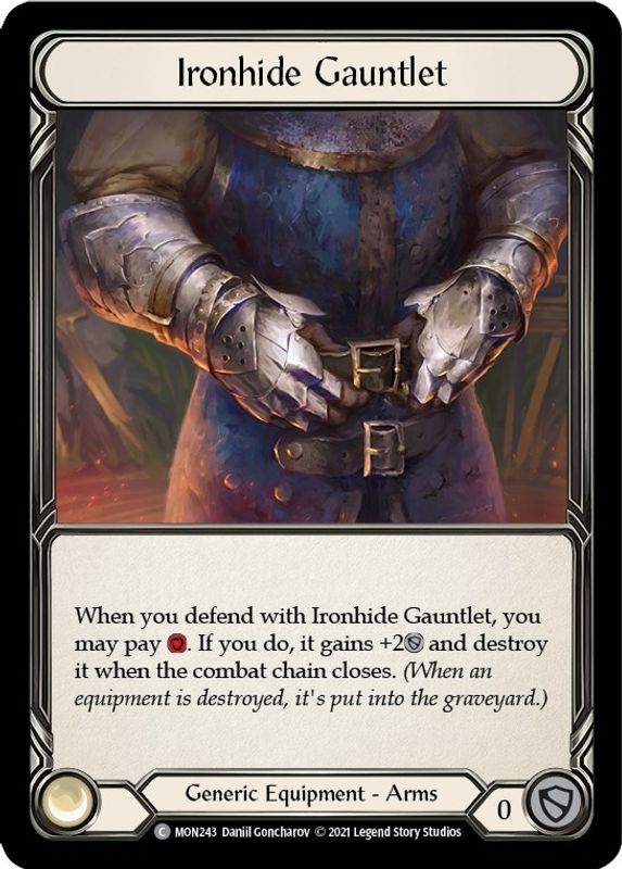 Ironhide Gauntlet - MON243 - Common