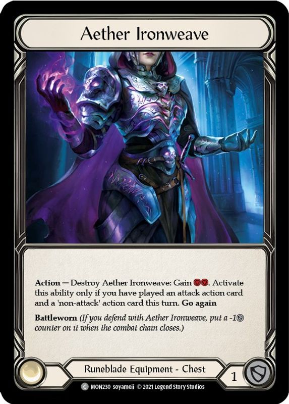 Aether Ironweave - MON230 - Common