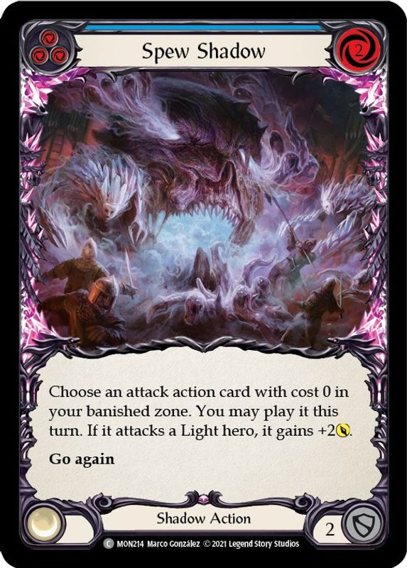 Spew Shadow (Blue) - MON214 - Common