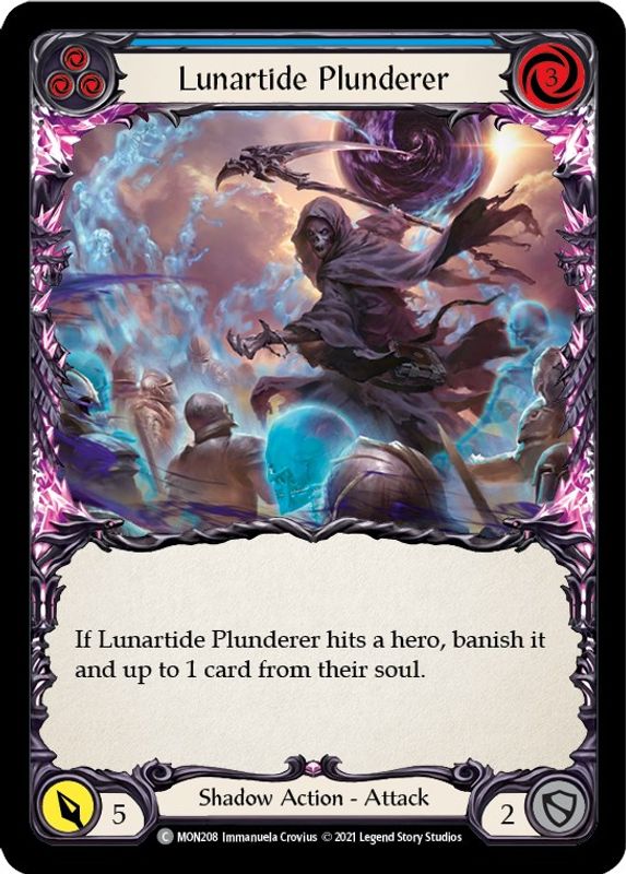 Lunartide Plunderer (Blue) - MON208 - Common