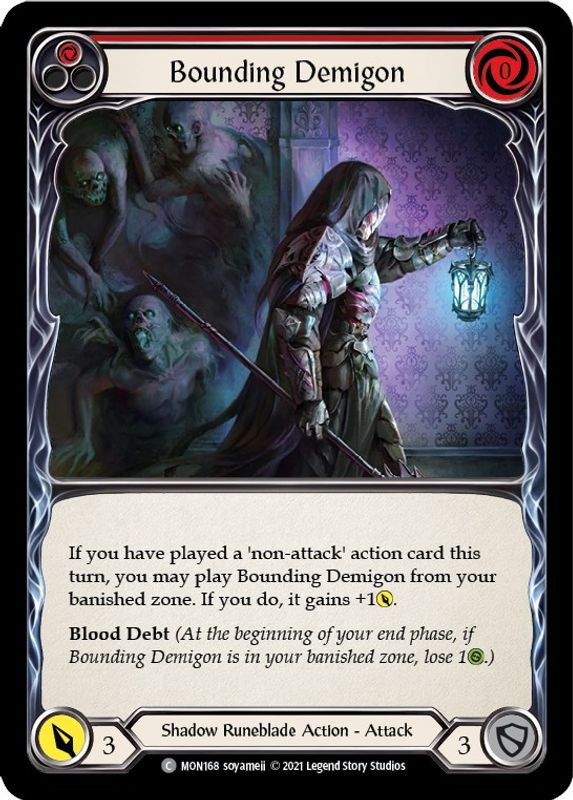 Bounding Demigon (Red) - MON168 - Common