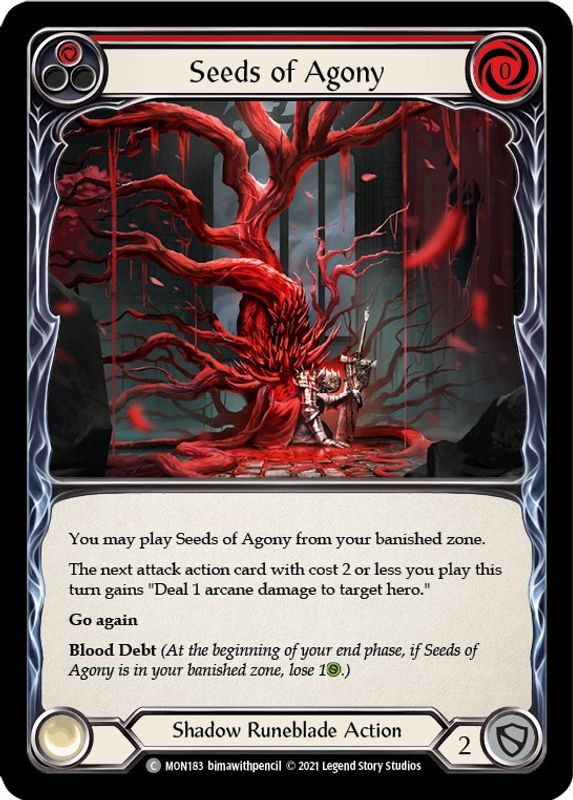 Seeds of Agony (Red) - MON183 - Common