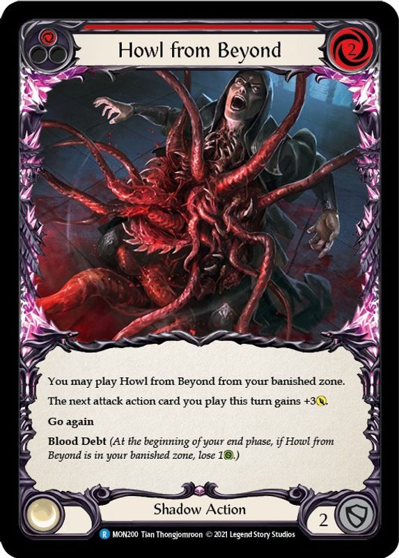 Howl from Beyond (Red) - MON200 - Rare