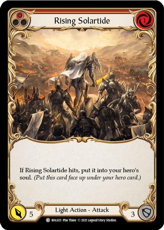 Rising Solartide (Red) - BOL025 - Common