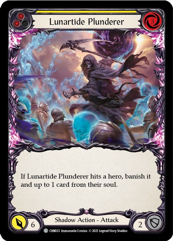 Lunartide Plunderer (Yellow) - CHN023 - Common