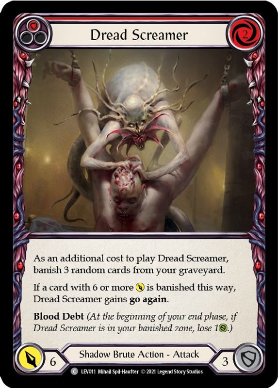 Dread Screamer (Red) - LEV011 - Common