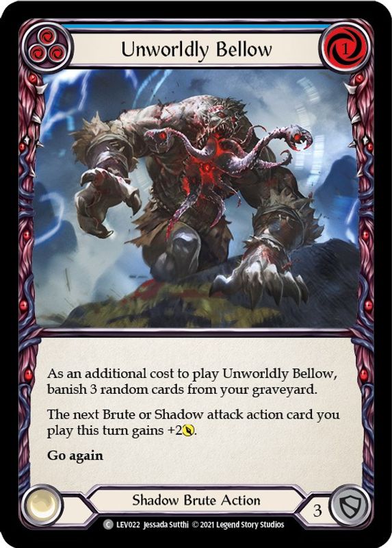 Unworldly Bellow (Blue) - LEV022 - Common