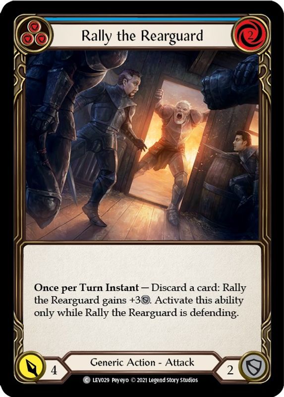 Rally the Rearguard (Blue) - LEV029 - Common