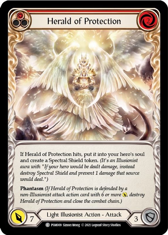 Herald of Protection (Red) - PSM009 - Common