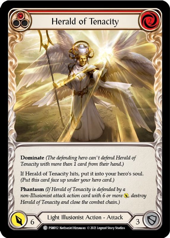 Herald of Tenacity (Red) - PSM012 - Common