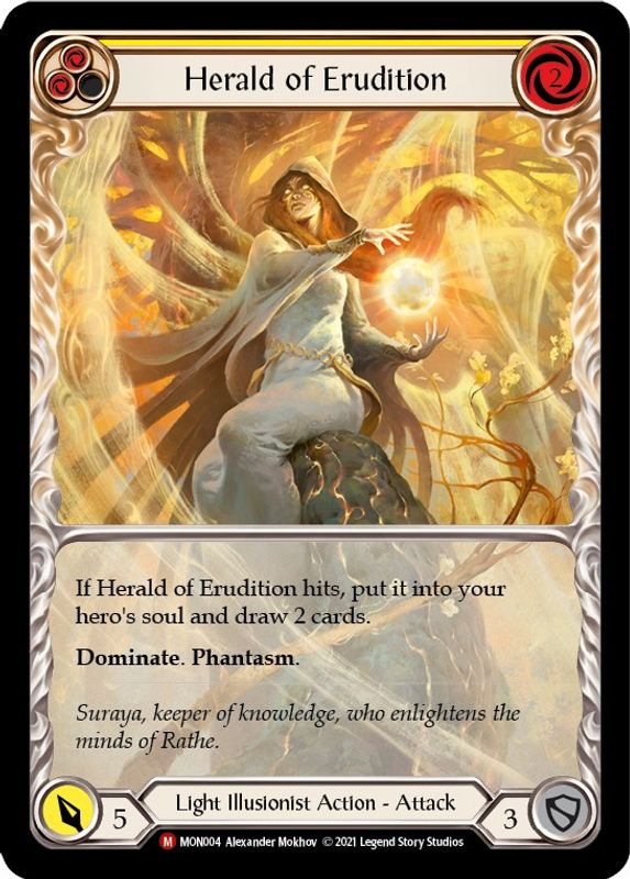 Herald of Erudition (Extended Art) - MON004 - Majestic