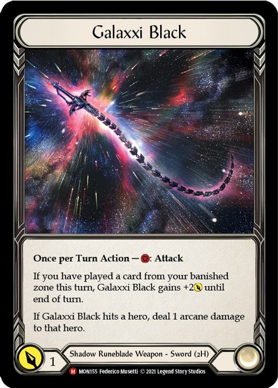 Galaxxi Black (Alternate Art) - MON155 - Majestic