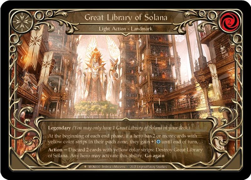 Great Library of Solana - MON000 - Fabled