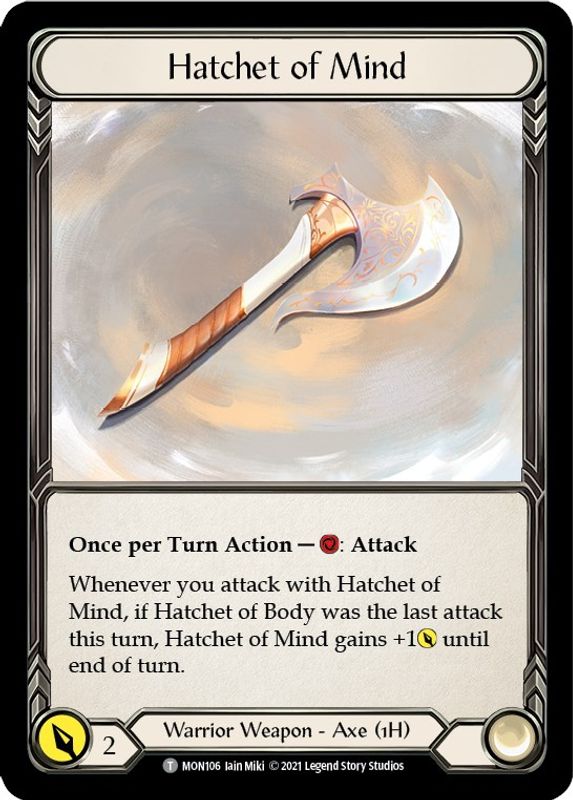 Hatchet of Mind // Spectral Shield - MON106 // MON104 - Token