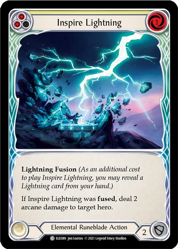 Inspire Lightning (Yellow) - ELE089 - Common