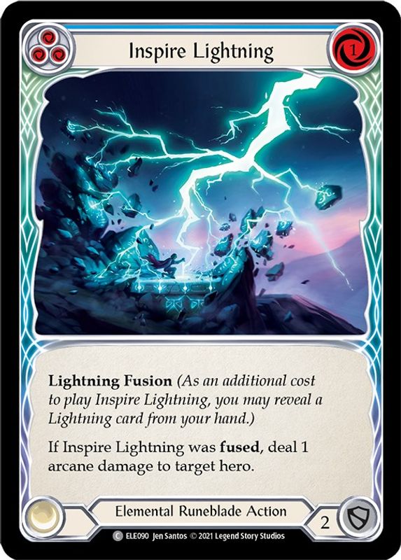 Inspire Lightning (Blue) - ELE090 - Common