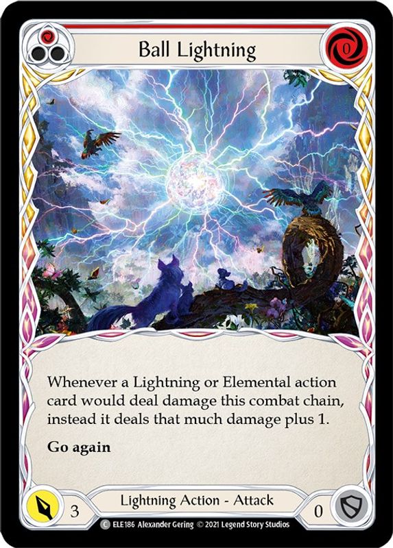 Ball Lightning (Red) - ELE186 - Common