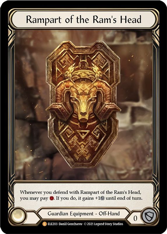 Rampart of the Ram's Head - ELE203 - Legendary