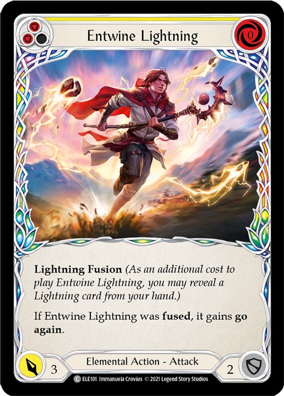 Entwine Lightning (Yellow) - ELE101 - Common