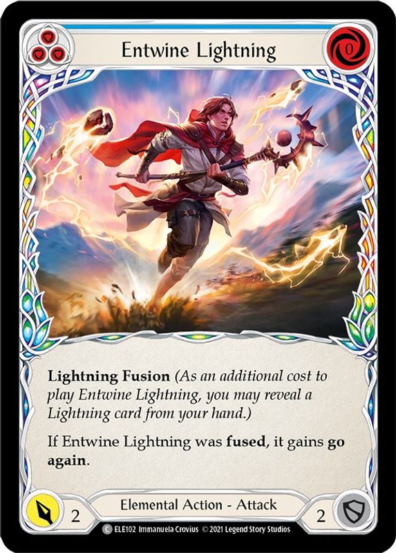 Entwine Lightning (Blue) - ELE102 - Common